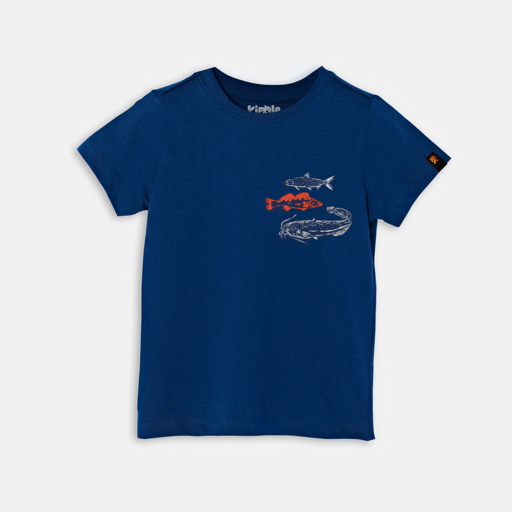 Oh Fish Tee Navy