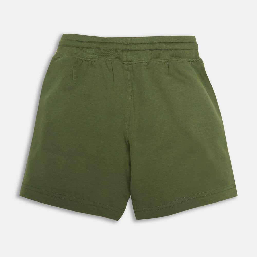 Terry Cotton Shorts Forest