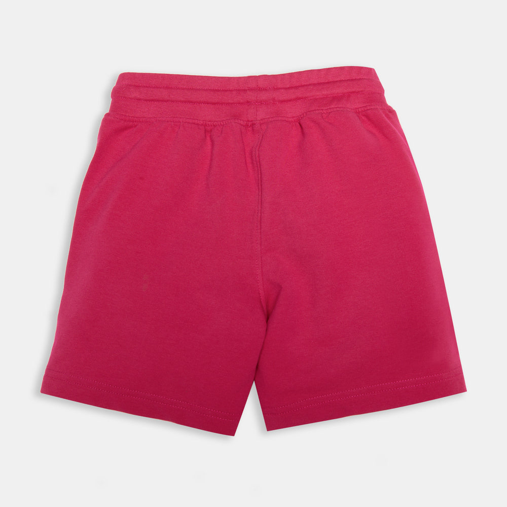 Terry Cotton Shorts Raspberry